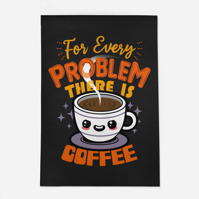 For Every Problem There Is Coffee-None-Outdoor-Rug-Boggs Nicolas