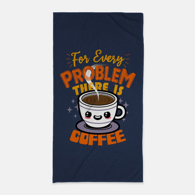 For Every Problem There Is Coffee-None-Beach-Towel-Boggs Nicolas