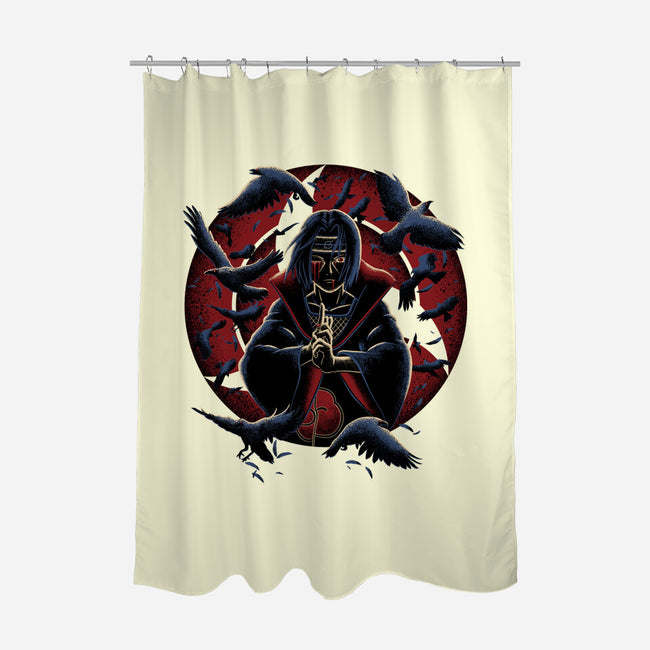 Wheel Eye Ninja-None-Polyester-Shower Curtain-rmatix