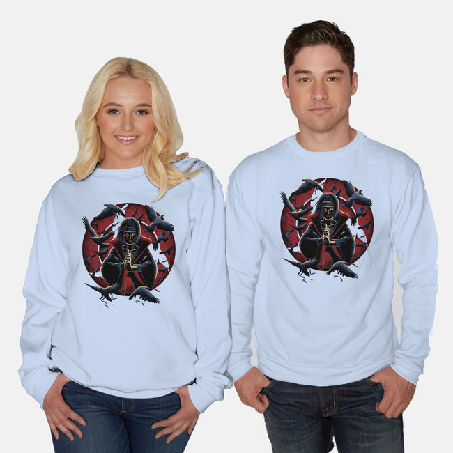 Wheel Eye Ninja-Unisex-Crew Neck-Sweatshirt-rmatix