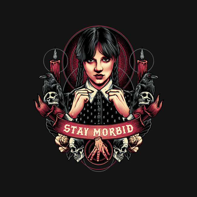 Stay Morbid-None-Adjustable Tote-Bag-momma_gorilla