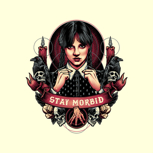 Stay Morbid-None-Fleece-Blanket-momma_gorilla