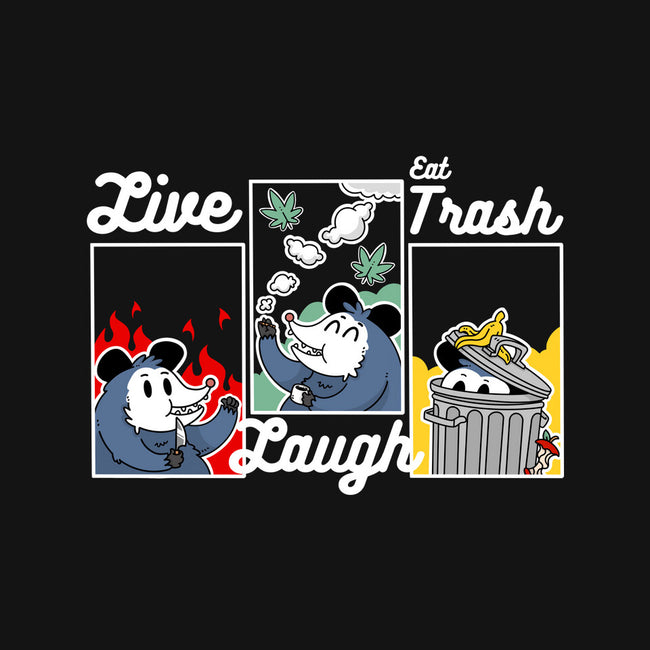 Live Laugh Eat Trash-Mens-Heavyweight-Tee-Tri haryadi