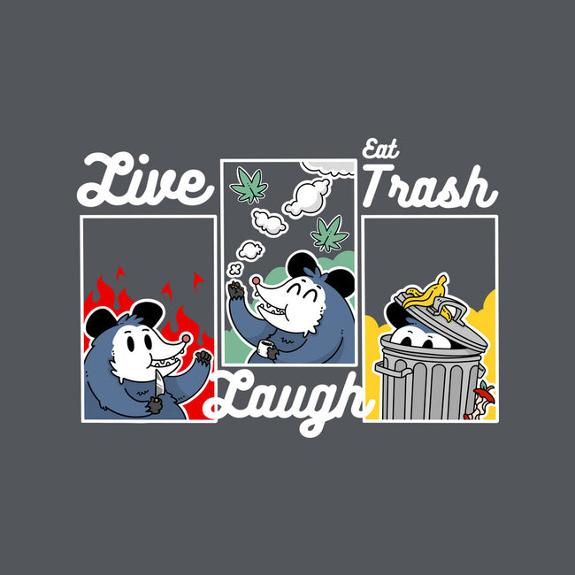 Live Laugh Eat Trash-Mens-Heavyweight-Tee-Tri haryadi