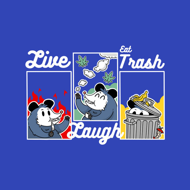 Live Laugh Eat Trash-Womens-V-Neck-Tee-Tri haryadi