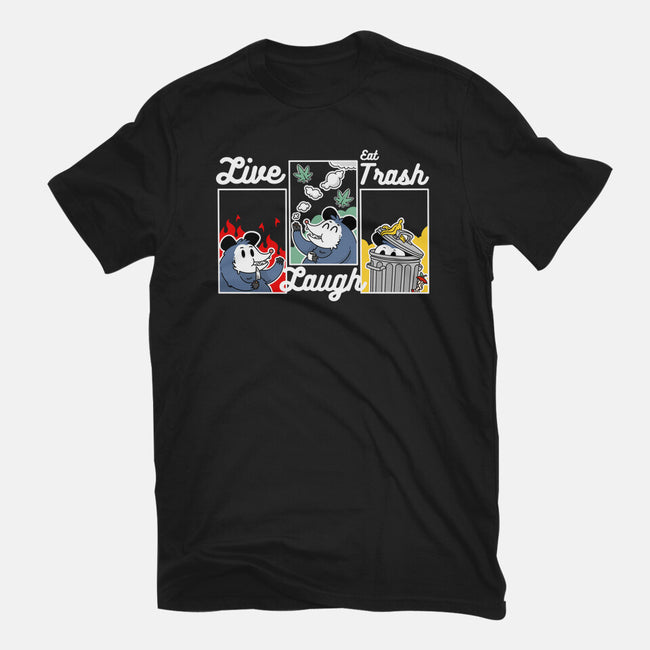 Live Laugh Eat Trash-Mens-Heavyweight-Tee-Tri haryadi