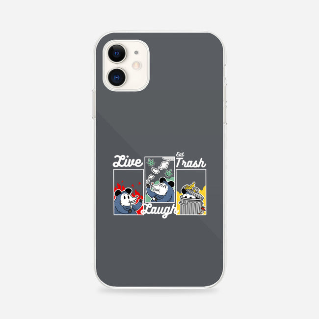 Live Laugh Eat Trash-iPhone-Snap-Phone Case-Tri haryadi