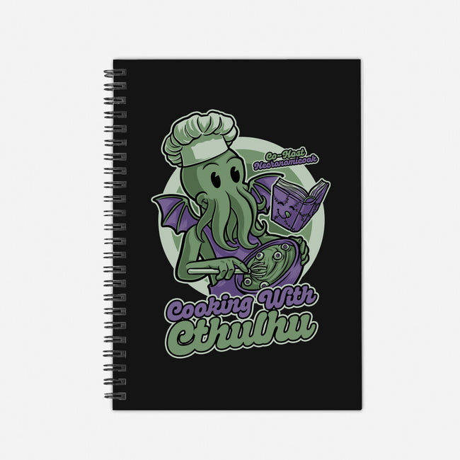 Cthulhu Cooking Show-None-Dot Grid-Notebook-Studio Mootant