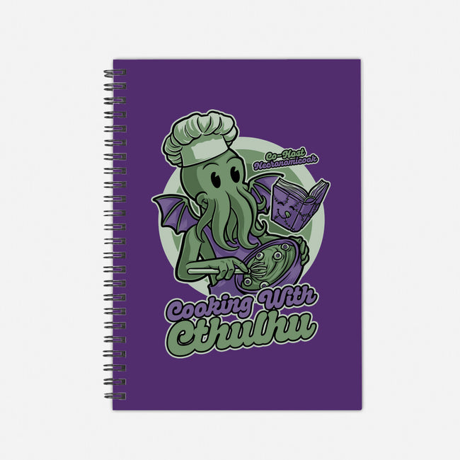 Cthulhu Cooking Show-None-Dot Grid-Notebook-Studio Mootant