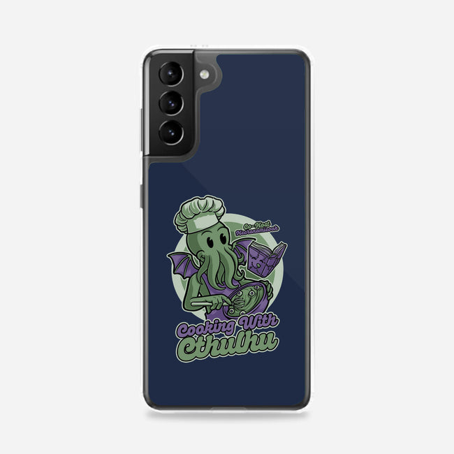 Cthulhu Cooking Show-Samsung-Snap-Phone Case-Studio Mootant