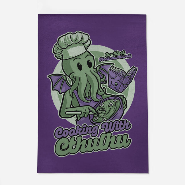 Cthulhu Cooking Show-None-Indoor-Rug-Studio Mootant