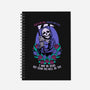 Death Flowers Poem-None-Dot Grid-Notebook-Studio Mootant