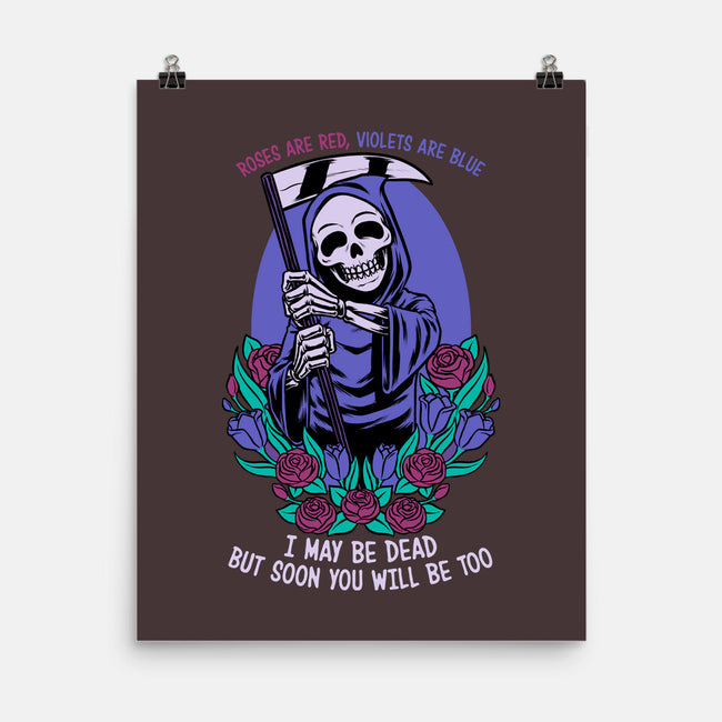 Death Flowers Poem-None-Matte-Poster-Studio Mootant