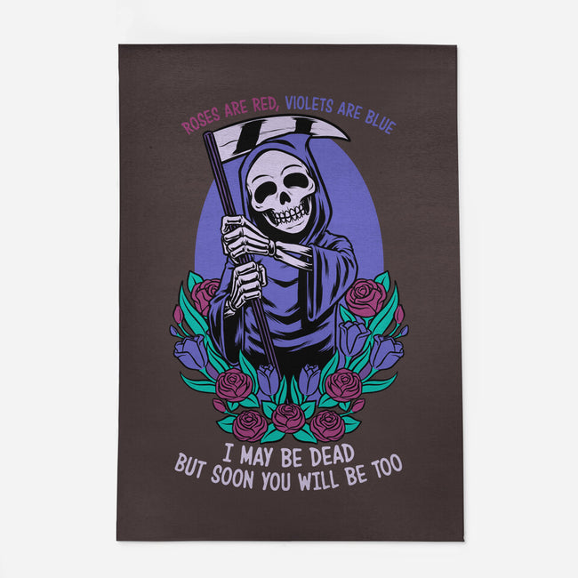 Death Flowers Poem-None-Indoor-Rug-Studio Mootant