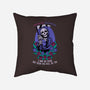 Death Flowers Poem-None-Removable Cover-Throw Pillow-Studio Mootant