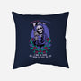 Death Flowers Poem-None-Removable Cover-Throw Pillow-Studio Mootant
