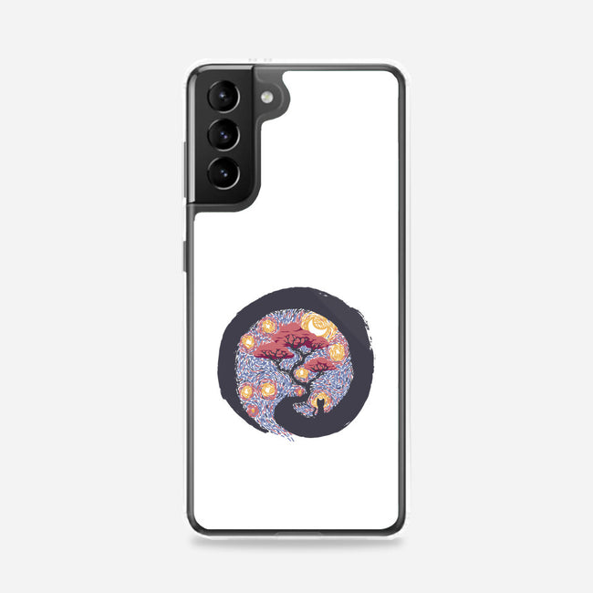 Sumie Starry Night Cat-Samsung-Snap-Phone Case-tobefonseca