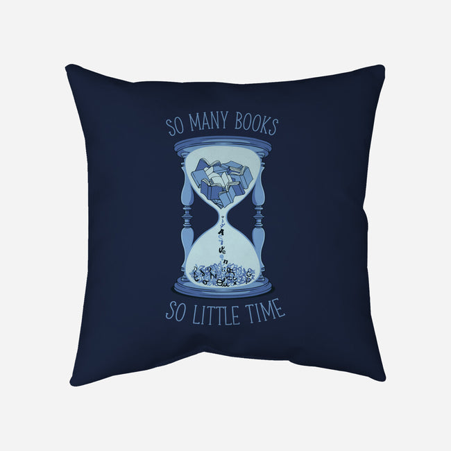 So Many Books So Little Time-None-Removable Cover-Throw Pillow-tobefonseca