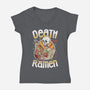 Death By Ramen-Womens-V-Neck-Tee-Olipop