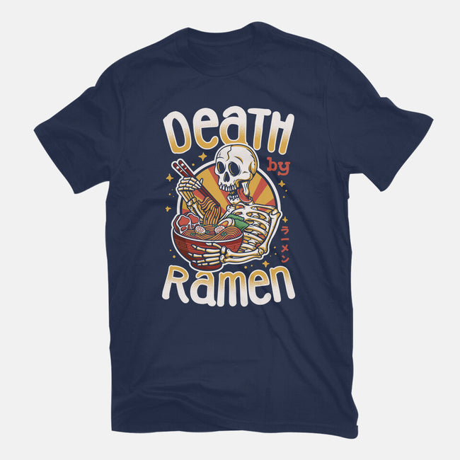 Death By Ramen-Unisex-Basic-Tee-Olipop
