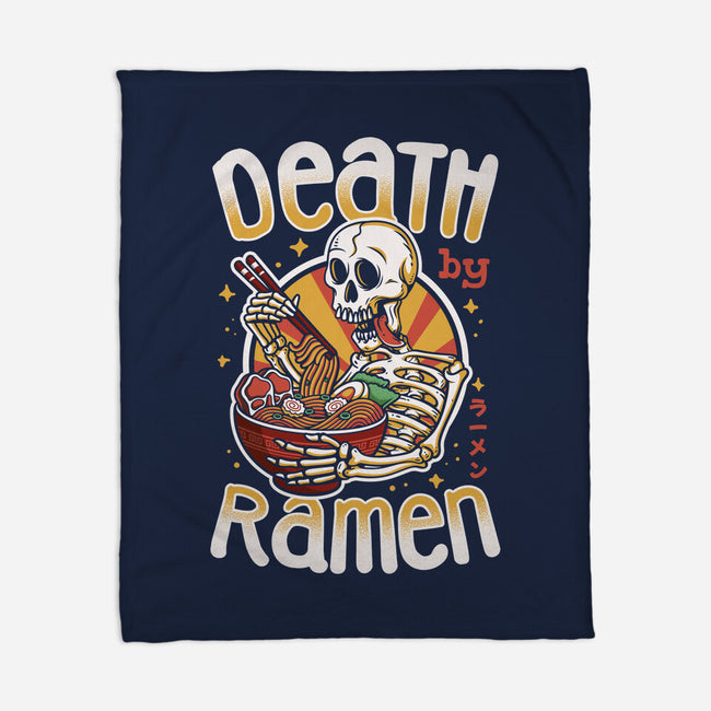 Death By Ramen-None-Fleece-Blanket-Olipop