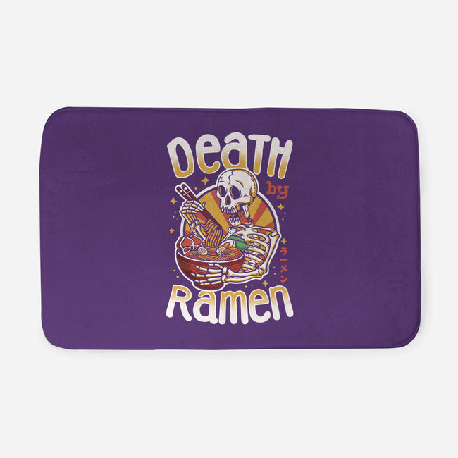 Death By Ramen-None-Memory Foam-Bath Mat-Olipop