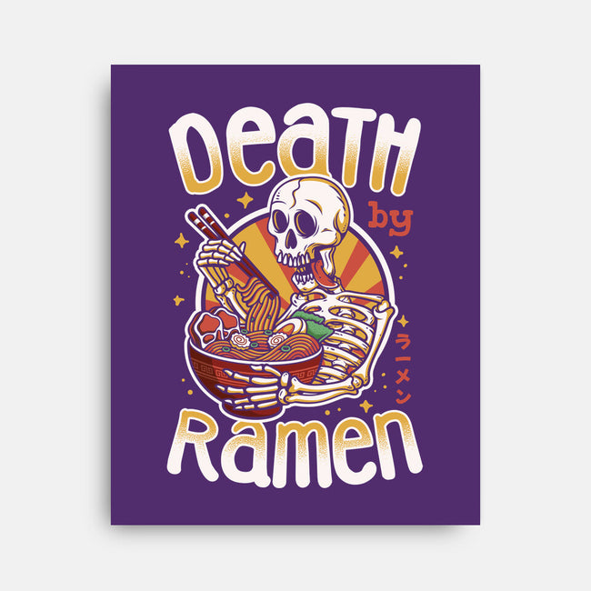 Death By Ramen-None-Stretched-Canvas-Olipop
