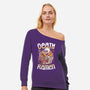 Death By Ramen-Womens-Off Shoulder-Sweatshirt-Olipop