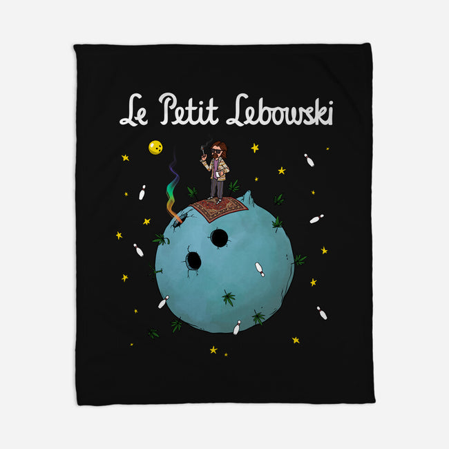 Le Petit Lebowski-None-Fleece-Blanket-drbutler