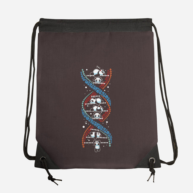 Panda's DNA-None-Drawstring-Bag-erion_designs