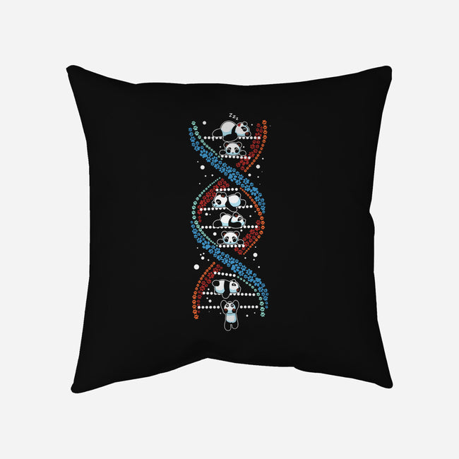 Panda's DNA-None-Non-Removable Cover w Insert-Throw Pillow-erion_designs