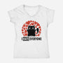 I Hate Everyone-Womens-V-Neck-Tee-erion_designs