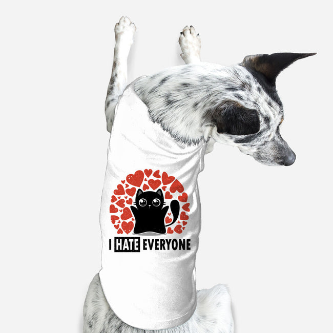 I Hate Everyone-Dog-Basic-Pet Tank-erion_designs