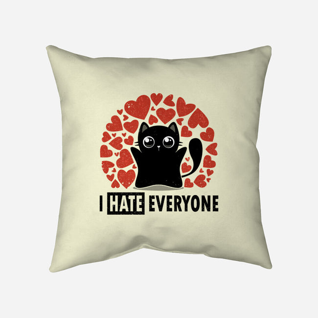 I Hate Everyone-None-Non-Removable Cover w Insert-Throw Pillow-erion_designs