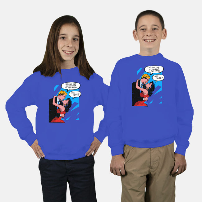 Our Relationship-Youth-Crew Neck-Sweatshirt-kharmazero