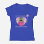 Who’s That Wonderful Girl-Womens-V-Neck-Tee-Alexhefe