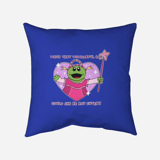Who’s That Wonderful Girl-None-Removable Cover-Throw Pillow-Alexhefe