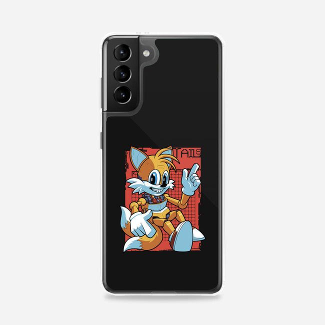 Mecha Orange Fox-Samsung-Snap-Phone Case-Astrobot Invention