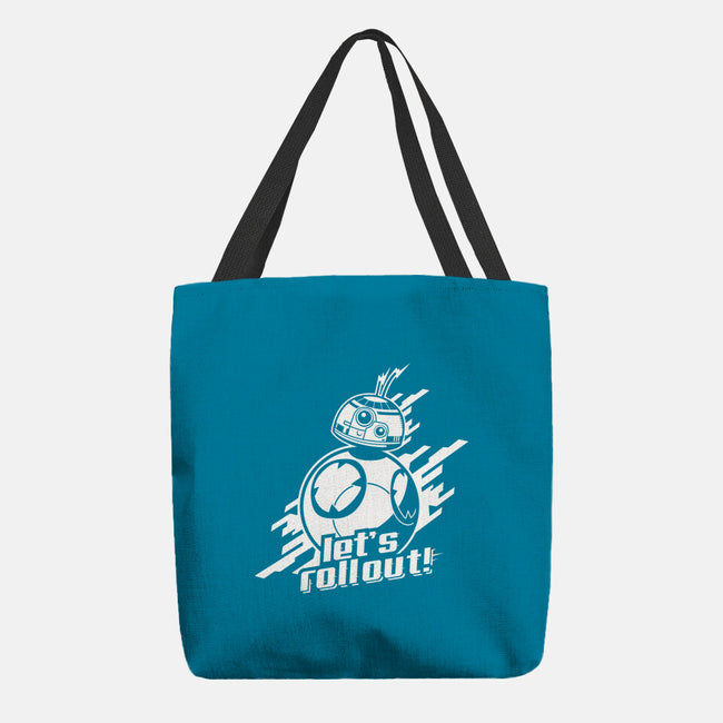 BB-8 Roll Out-None-Basic Tote-Bag-demonigote