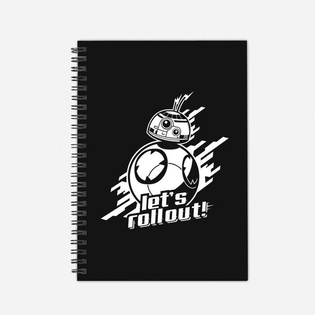 BB-8 Roll Out-None-Dot Grid-Notebook-demonigote