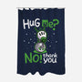 No Thank You-None-Polyester-Shower Curtain-demonigote