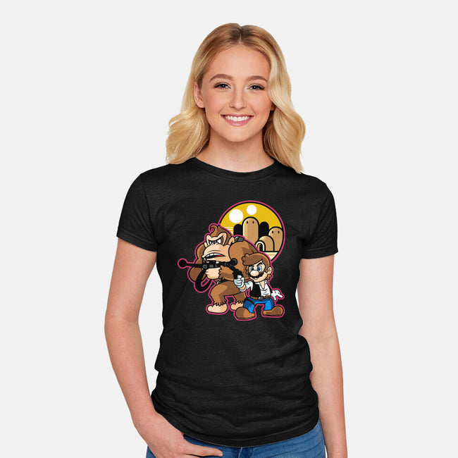 Plumber Solo-Womens-Fitted-Tee-demonigote