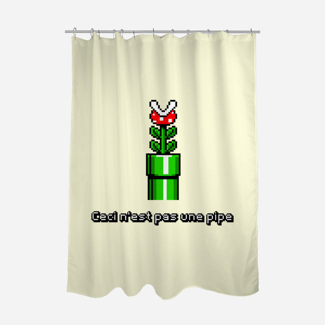 Pipe-None-Polyester-Shower Curtain-demonigote