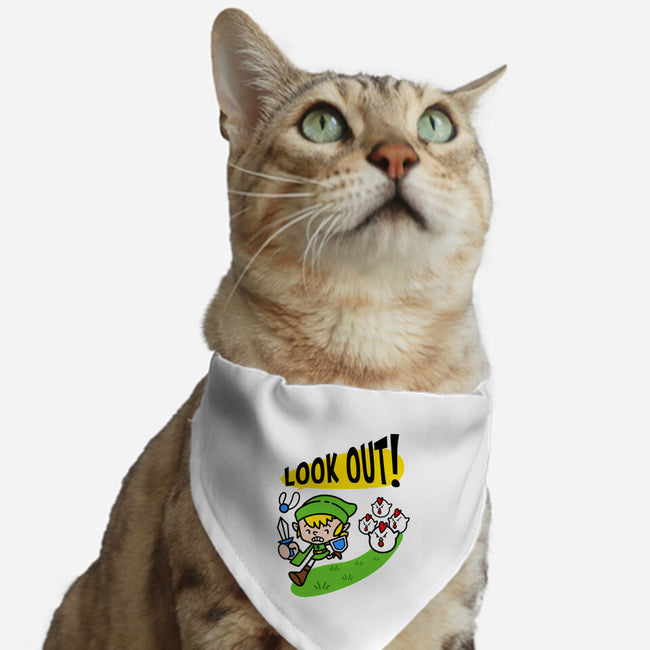 Look Out-Cat-Adjustable-Pet Collar-demonigote