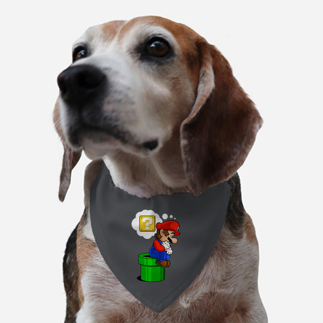 The Thinking Plumber-Dog-Adjustable-Pet Collar-demonigote