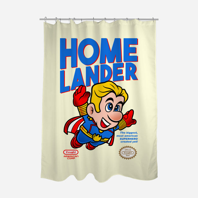 Super Lander-None-Polyester-Shower Curtain-demonigote