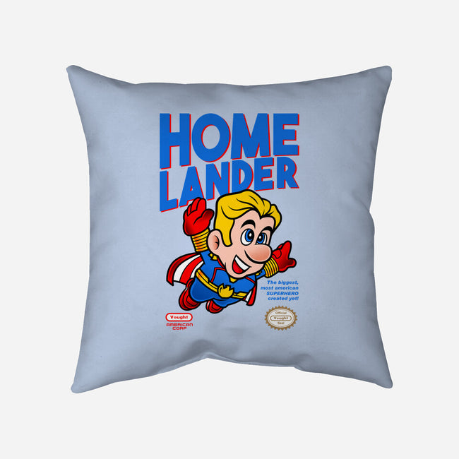 Super Lander-None-Removable Cover-Throw Pillow-demonigote