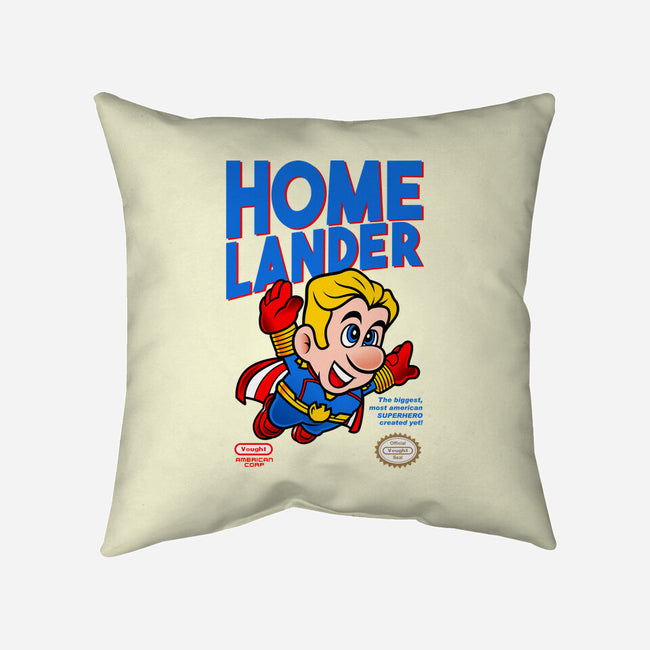 Super Lander-None-Removable Cover-Throw Pillow-demonigote