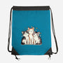 Purrfect Trio-None-Drawstring-Bag-fanfreak1