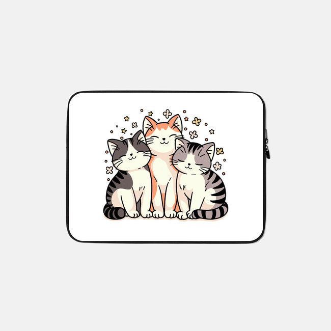 Purrfect Trio-None-Zippered-Laptop Sleeve-fanfreak1